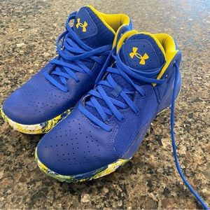 Boys Under Armour basketball shoes